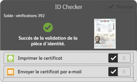 Application xerox ID Checker